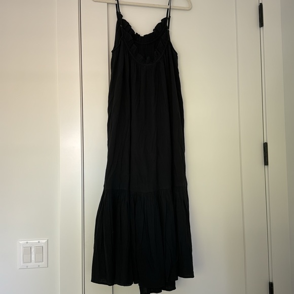 NWT Jcrew Black Flowy Dress - Picture 7 of 7